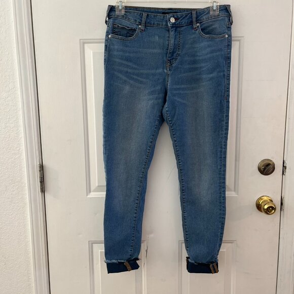 True Religion Woman's Jennie Curvy Mid-Rise Super Skinny JEans Sz 31 - Picture 1 of 13